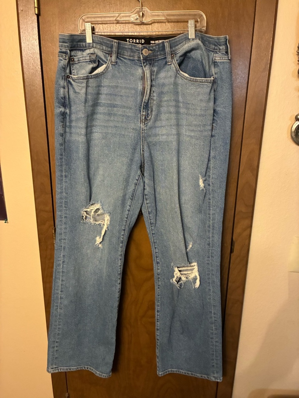torrid high rise baggy straight 16tall